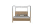 Pleasant Hill - Suede Metal Canopy Bed King