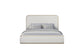 Trilogy - Toffee & White Sand Upholstered Bed Queen