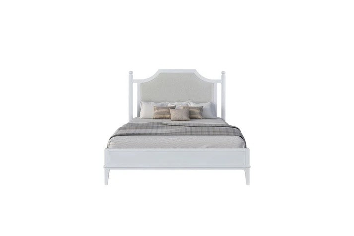 Pleasant Hill - Ivory Upholstered Bed Queen