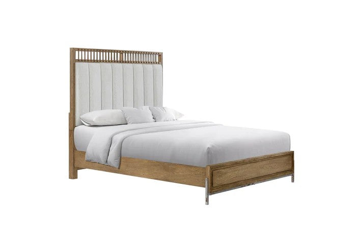 Elure - Upholstered & Strap Panel Bed Queen