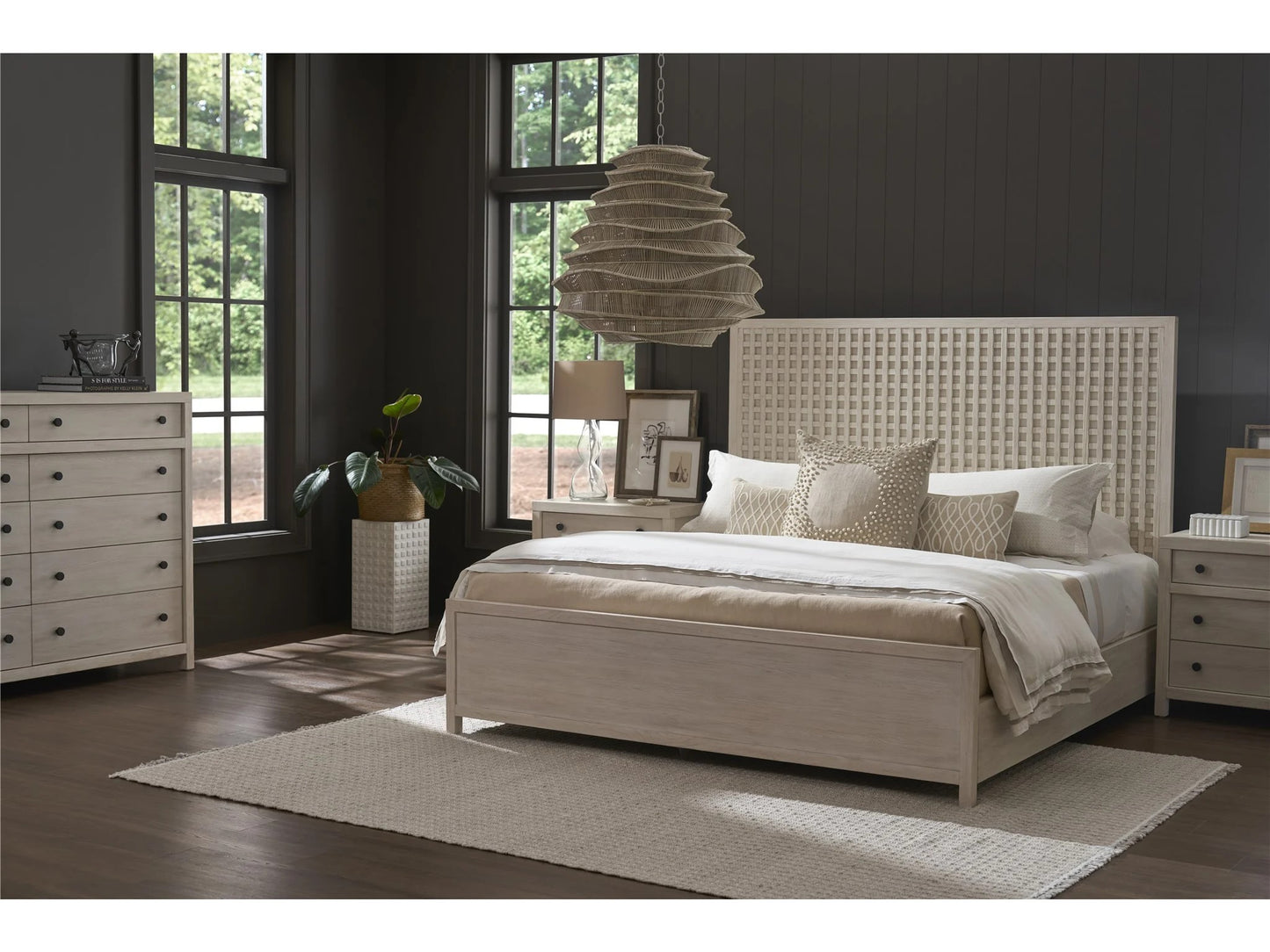 Universal - Dwell River Rock Panel Bed Queen