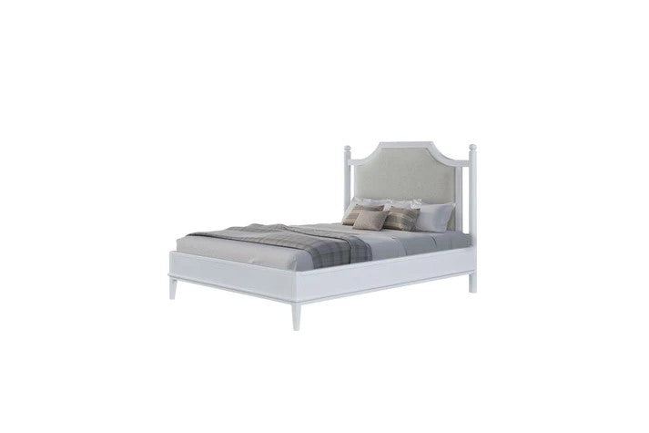 Pleasant Hill - Ivory Upholstered Bed Queen