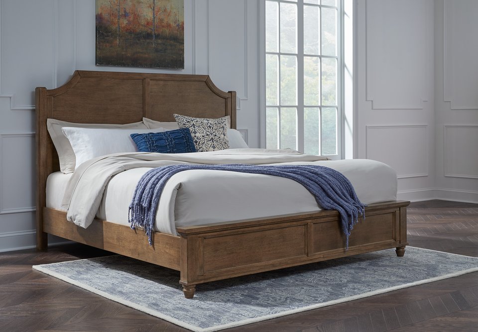 Vista - Vista Twin Bed in Hickory