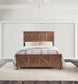 Farmhouse Chic - Rustic King Bed in Bourbon Oak