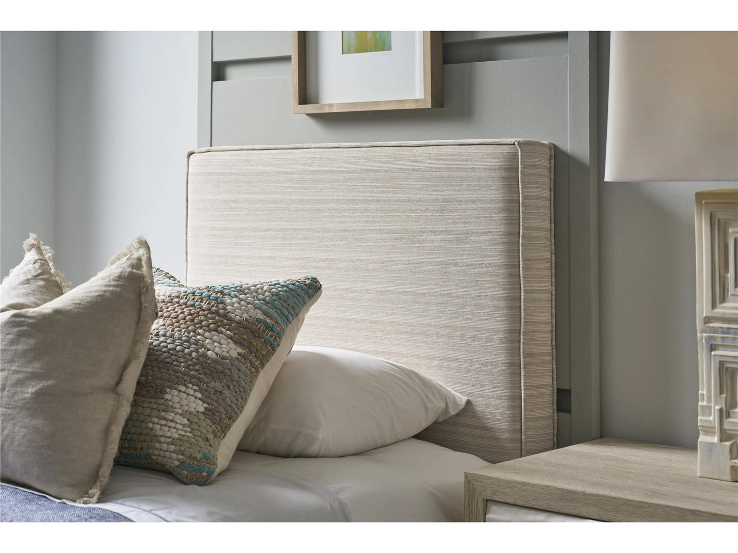Universal - Oasis-Coastal Living Home Drift Upholstered Headboard Twin