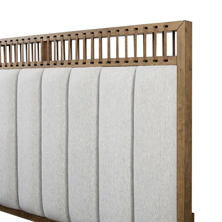 Elure - Upholstered & Strap Panel Bed Queen