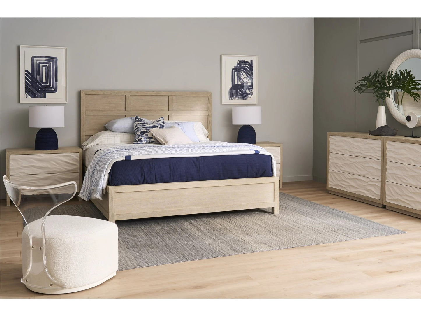 Universal - Oasis-Coastal Living Home Dockside Panel Bed King