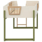 Evren Twin Storage Loft Bed 4-piece Set with Bookcases Tri-Tone