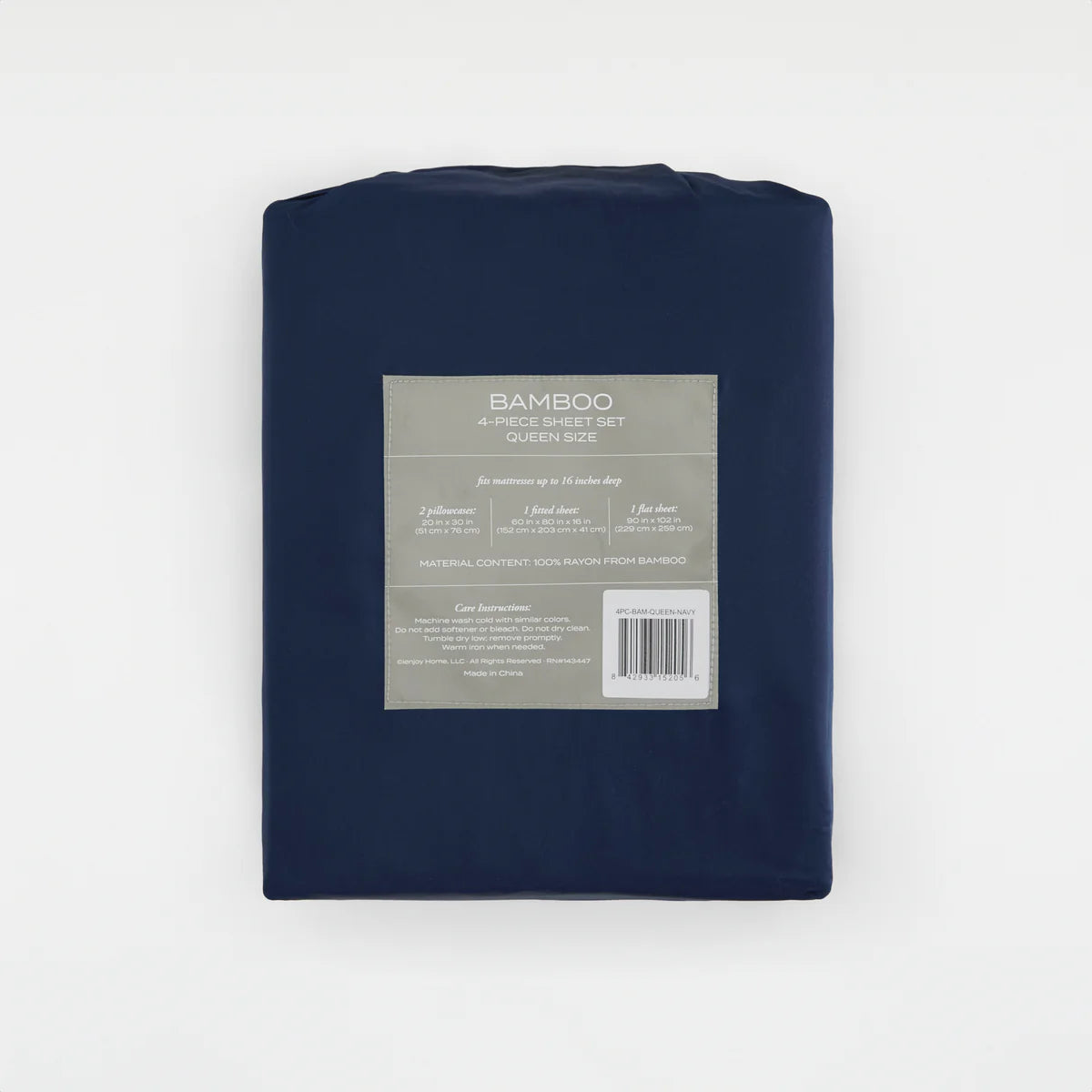 Naturally Cooling 4-Piece Bamboo Sheet Set