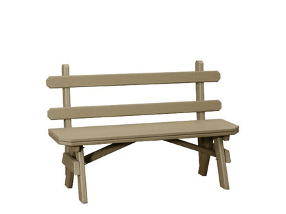 Finch - Garden Bench with Back