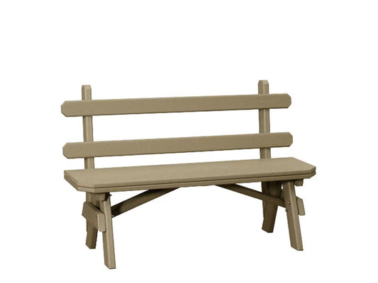 Finch - Garden Bench with Back