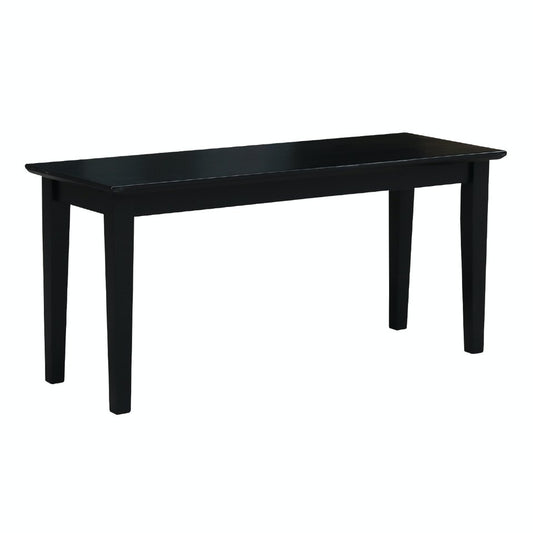 Dining Essentials - Shaker Bench in Black