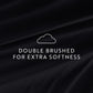 6-Piece Double Brushed Solid Sheet Set