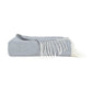 Herringbone Throw Blanket with Fringed Edges