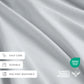 4-Piece 100% Cotton Percale Sheet Set