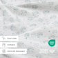 Flower Bunch 4-Piece 100% Cotton Flannel Sheet Set