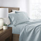 Dashed Lines 4-Piece Patterned Sheet Set