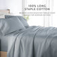 4-Piece 100% Cotton Long Staple Sheet Set