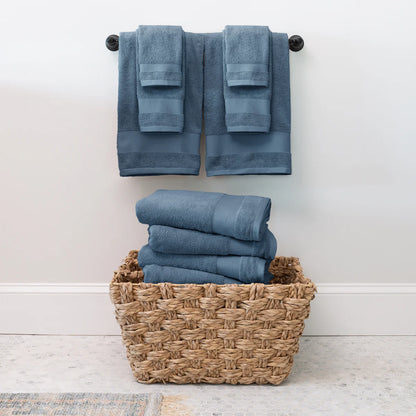 6-Piece Hotel-Quality 100% Cotton Bath Towel Set