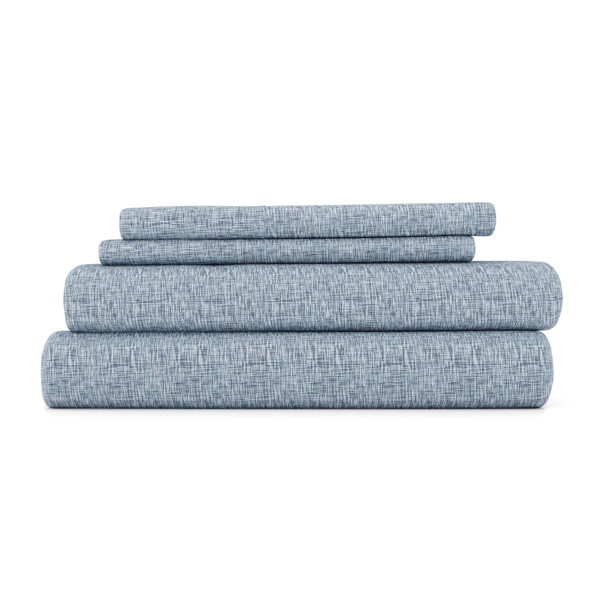 Chambray 4-Piece Patterned Sheet Set