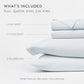 4-Piece 100% Cotton Percale Sheet Set