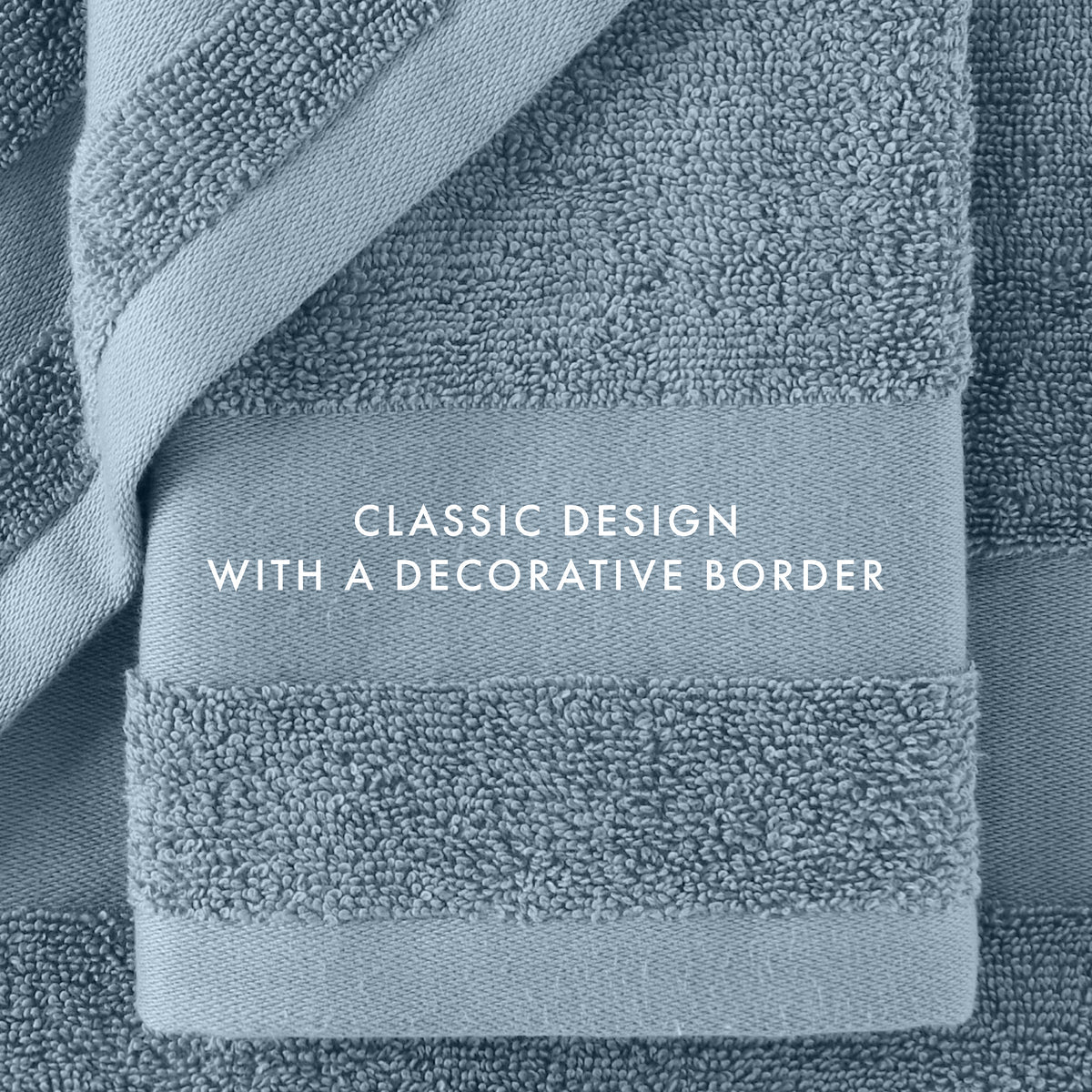 6-Piece Hotel-Quality 100% Cotton Bath Towel Set