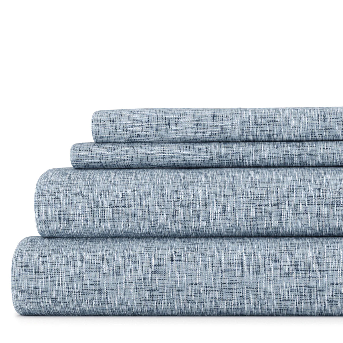 Chambray 4-Piece Patterned Sheet Set