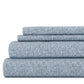 Chambray 4-Piece Patterned Sheet Set