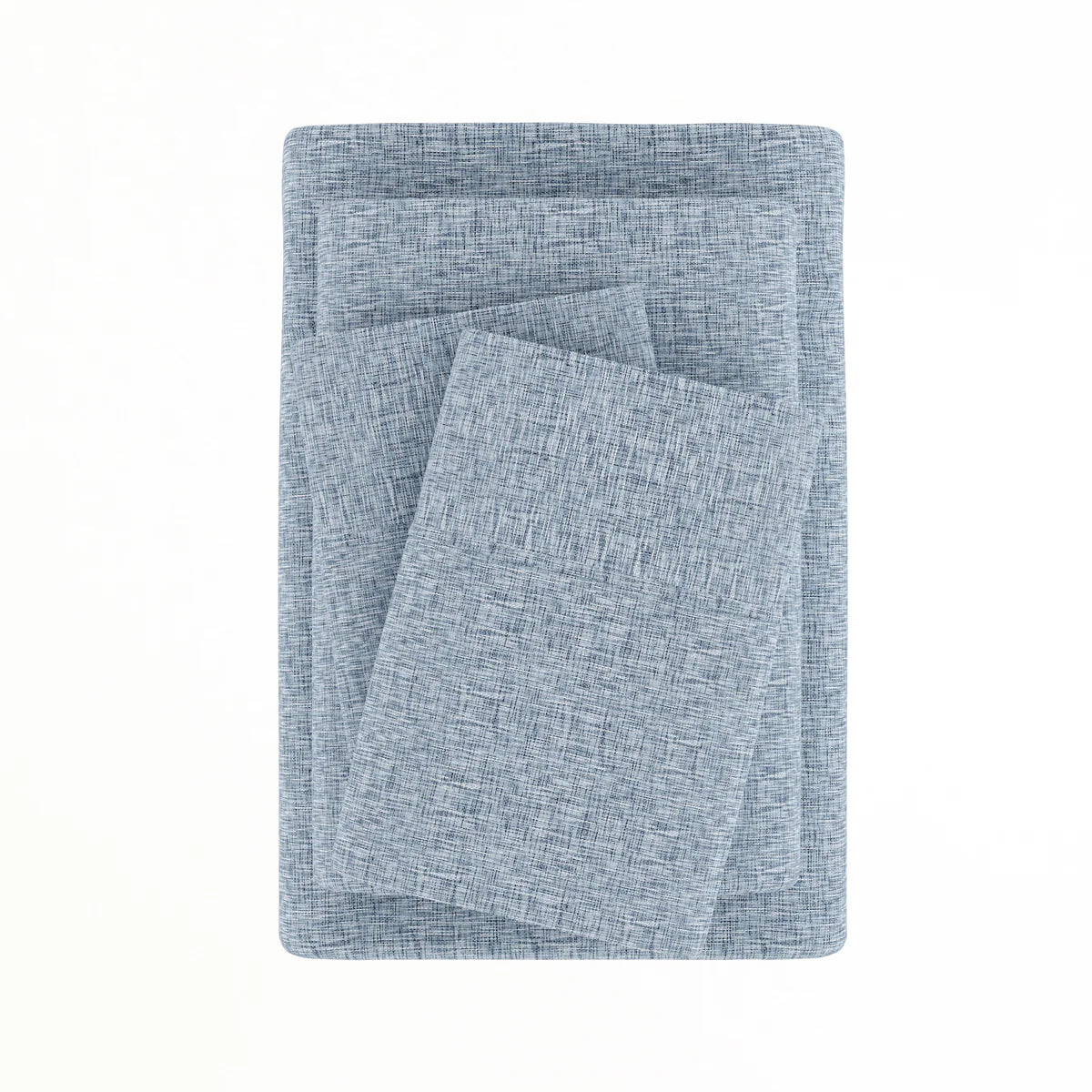 Chambray 4-Piece Patterned Sheet Set