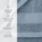6-Piece Hotel-Quality 100% Cotton Bath Towel Set