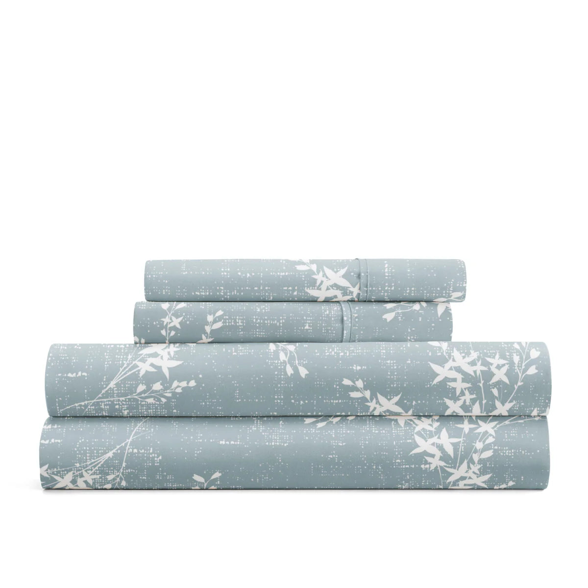 Distressed Willow 4-Piece Patterned Sheet Set