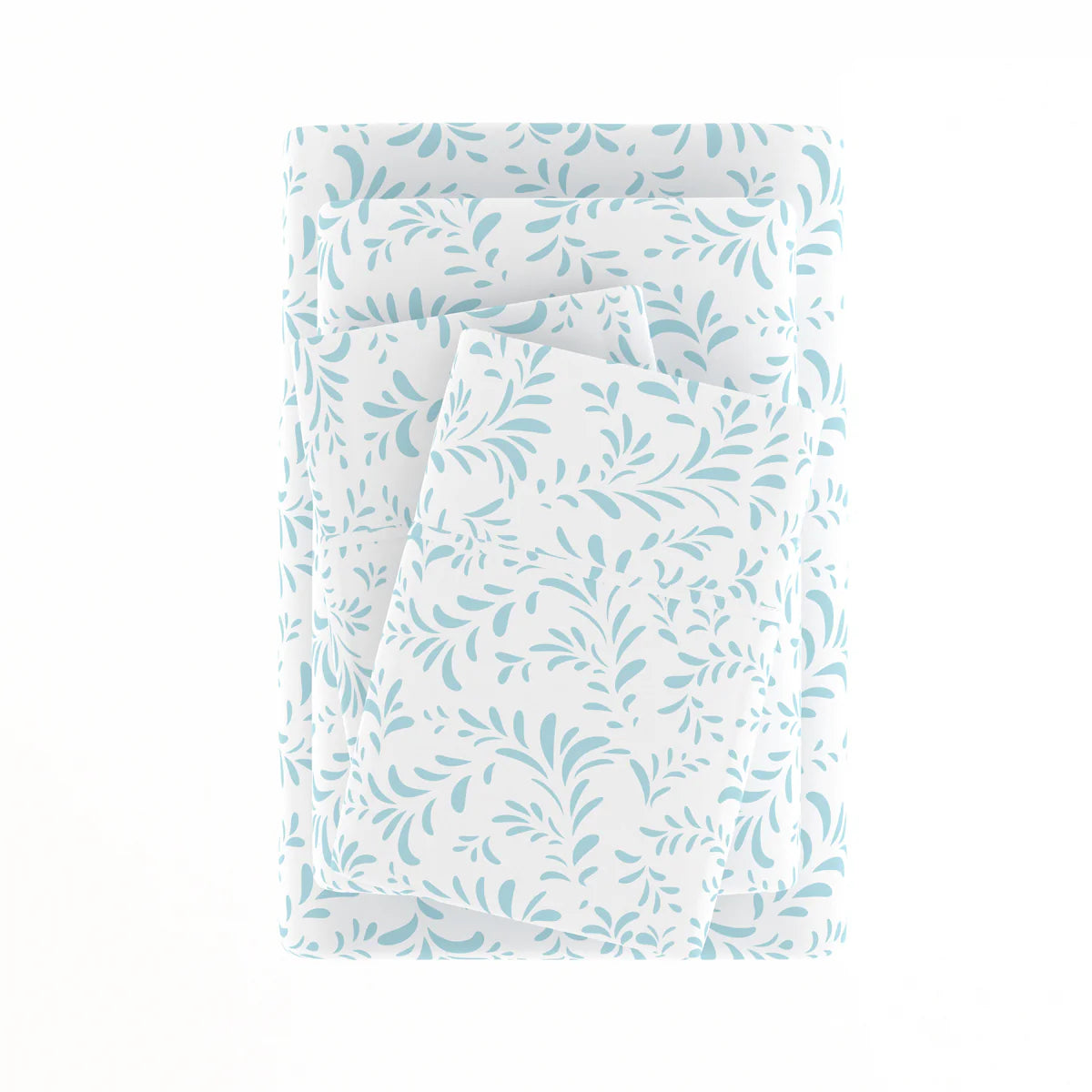 Burst of Vines 4-Piece Patterned Sheet Set