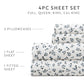 Ditsy Floral 4-Piece Patterned Sheet Set