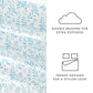Burst of Vines 4-Piece Patterned Sheet Set
