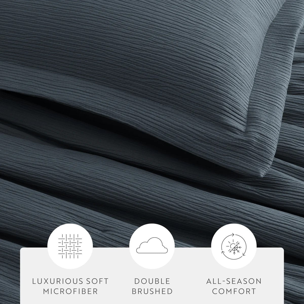 Cloud Weave Textured Down-Alternative Comforter Set