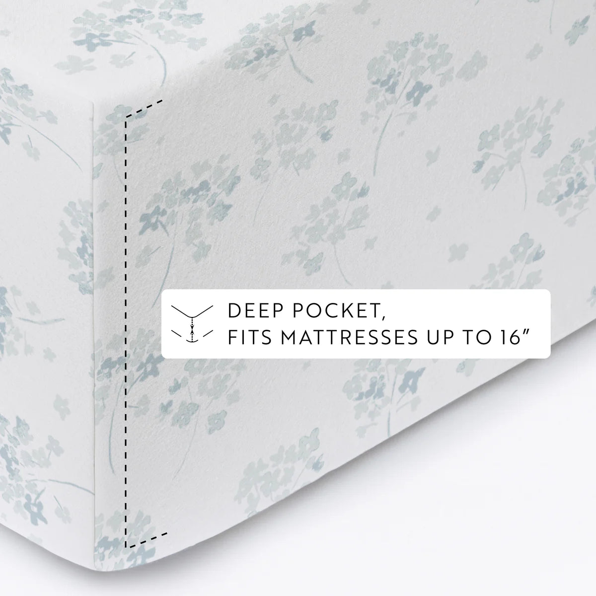 Flower Bunch 4-Piece 100% Cotton Flannel Sheet Set