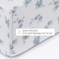 Rose Bunch 4-Piece 100% Cotton Flannel Sheet Set