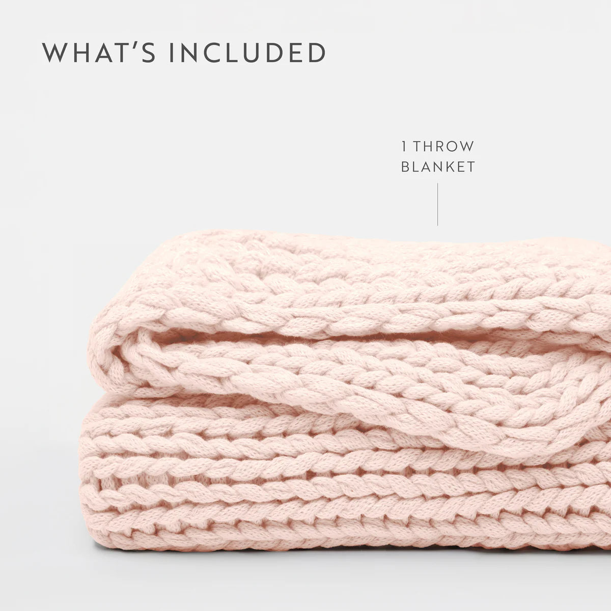 Chunky Hand-Knit Oversized Throw Blanket