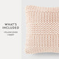 Cozy Chunky Knit Acrylic Decor Throw Pillow Cover