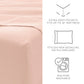 6-Piece Double Brushed Solid Sheet Set