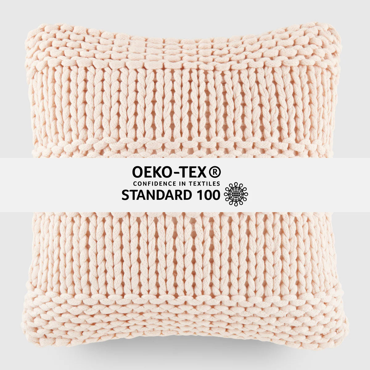 Cozy Chunky Knit Acrylic Decor Throw Pillow Cover