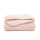 Chunky Hand-Knit Oversized Throw Blanket