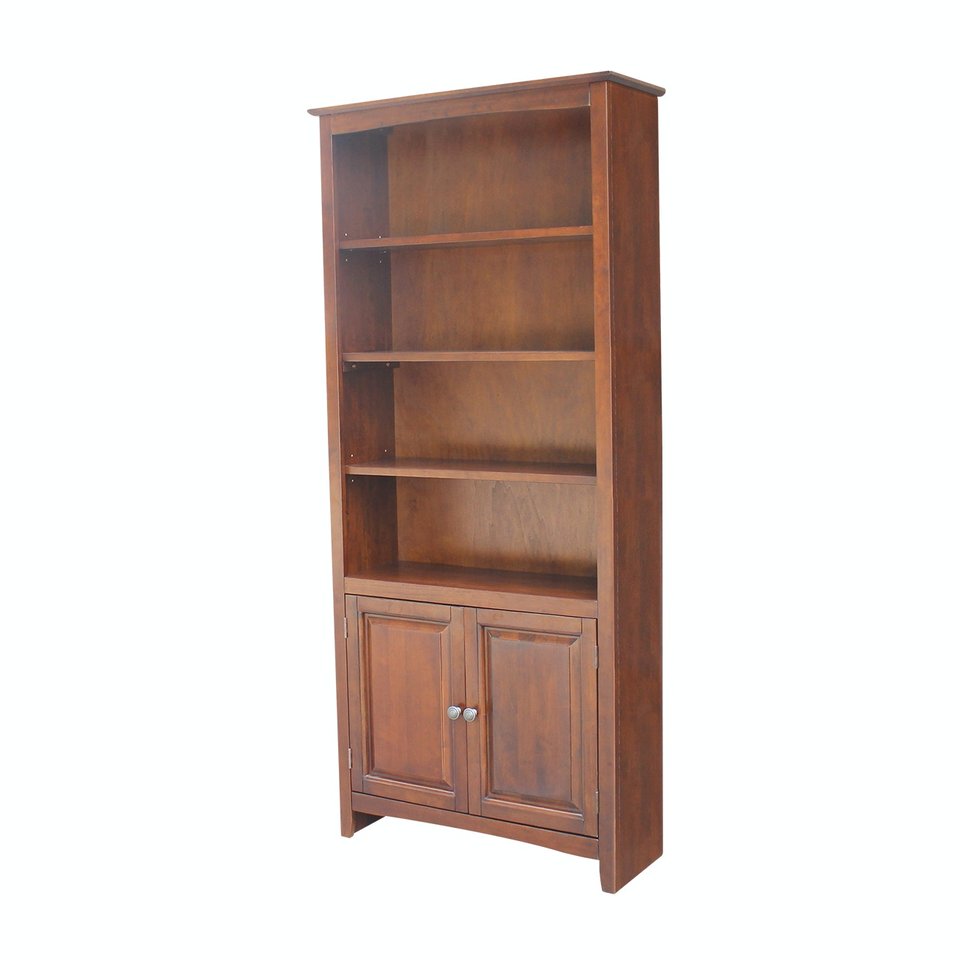 Home Accents - Pair of Bookcase Doors in Espresso