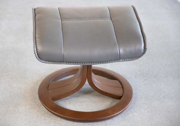 Bravo Leather Recliner with Ottoman