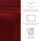 6-Piece Double Brushed Solid Sheet Set