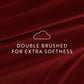 6-Piece Double Brushed Solid Sheet Set