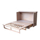 Key Largo Queen Size Wooden Cabinet Bed w/ Abaca Decor, USB Port, Drawer & 6-Inch Tri-fold Memory Foam Mattress - FREE SHIPPING !!!
