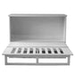 Fiji Queen Size Wooden Cabinet Bed w/ USB Port, Drawer & 6-Inch Tri-Fold Memory Foam Mattress - FREE SHIPPING !!!