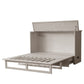 Fiji Queen Size Wooden Cabinet Bed w/ USB Port, Drawer & 6-Inch Tri-Fold Memory Foam Mattress - FREE SHIPPING !!!