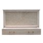 Key Largo Queen Size Wooden Cabinet Bed w/ Abaca Decor, USB Port, Drawer & 6-Inch Tri-fold Memory Foam Mattress - FREE SHIPPING !!!
